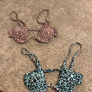 Two shein bikini tops